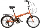 Велосипед 20' складной NOVATRACK TG 30 оранжевый, тормоз V-brake, 6 ск. 20 NFTG 306 PV.OR 20